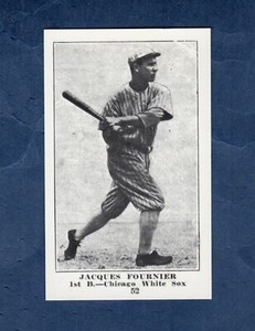 #52 JACK FOURNIER, White Sox ~ 1917 Collins-McCarthy Candy Co.E135 REPRINT card