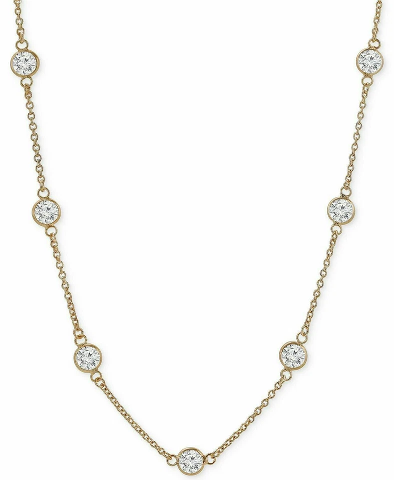 Collar Giani Bernini Circonita Cúbica Chapado en Oro Rosa 18k Plata de Ley $110 Foto 1 de 1