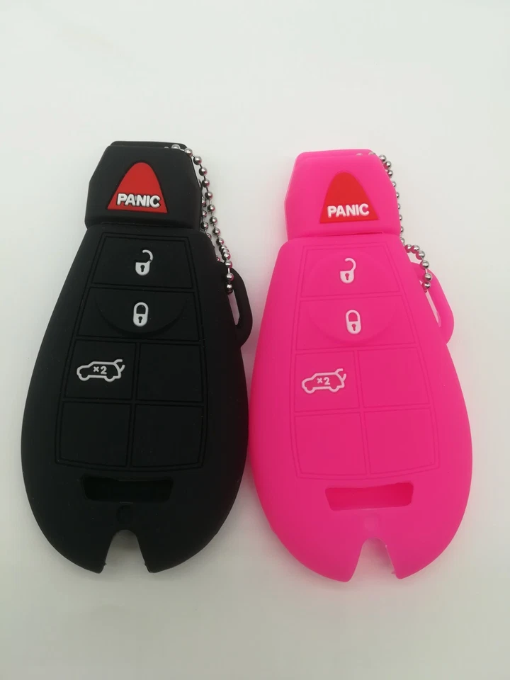 2*Fob Key Cover for 2014 2015 2016 DODGE DART CHALLENGER CHARGER MAGNUM CHRYSLER - Image 1 of 4