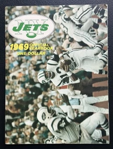 Original 1969 New York Jets Official Football Yearbook mit Joe Namath - Bild 1 von 11