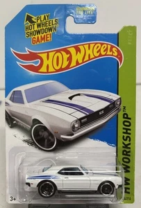 2014 Hot Wheels HW Workshop ‘68 Copo Camaro White [224/250] B - Foto 1 di 4