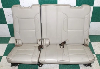 *NOTE* 16' YUKON Beige Leather Rear Back Power Folding 3rd Third Row Bench Seat - Image 1 of 4