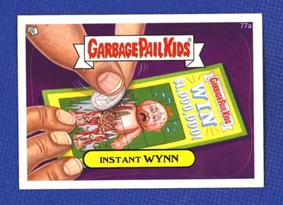 2013 Topps Garbage Pail Kids GPK Trading Card Sticker Instant Wynn 77a - Image 1 of 2