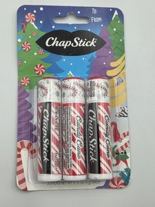 ChapStick Lip Balm Limited Edition Candy Cane Holiday Flavor (3PK) - Picture 1 of 2
