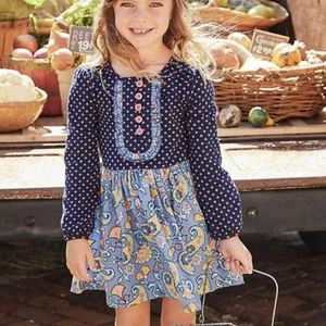 Matilda Jane Moments With You To The Market Dress Girls Size 8 EUC  - Picture 1 of 7