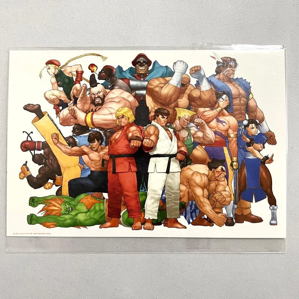 Capcom Street Fighter Exhibition Osaka Limited Group Art Postcard Japón - Imagen 1 de 1