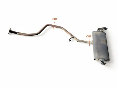 Lexus CT200h 11-14 Exhaust Muffler Pipe 17430-37460, C035, OEM, 2011, 2012, 2013 - Image 1 of 4