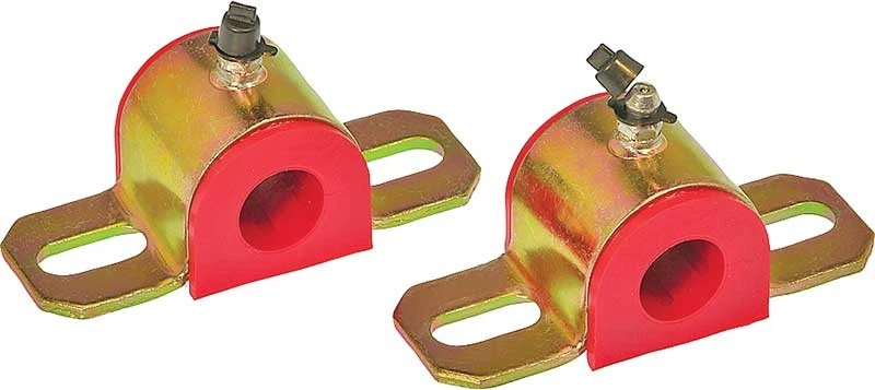 Juego de bujes de barra estabilizadora Impala 1965-94/poliuretano rojo tamaño completo de 3/4" con Foto 1 de 1