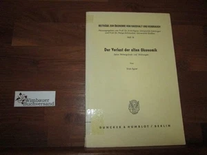 Der Verlust der alten Ökonomik : seine Hintergründe und Wirkungen. Beiträge zur  - Picture 1 of 1