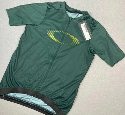 Oakley Endurance Packable Cycling Jersey - Short Sleeve - Hunter Green Men Sz S - Image 1 of 4