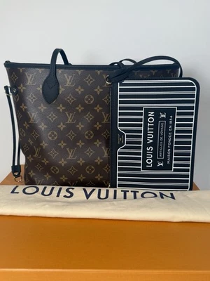 NUEVO DE PARÍS Louis Vuitton Monograma Neverfull MM Inside Out Foto 1 de 4