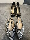 Snakeskin Shoes X 2 Heeled And Flats M And S 5