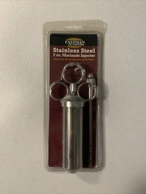 Nuevo inyector de adobo Eastman Stailess Steel 2 oz para exteriores Foto 1 de 2