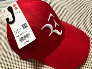 UNIQLO Roger Federer RF Cap Hat Red White 2023 Limited Edition One Size Japan - Picture 1 of 5