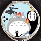 Ponyo Totoro No Face Kiki Howl Ghibli Disney Makeup Compact Double Mirror