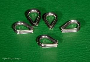 Due Redance Acciaio Inox per Tiranti Nylon Poliestere Supporto Antenna mm. 2 - Zdjęcie 1 z 1