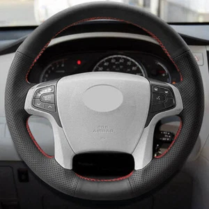 DIY Hand Sewing Steering Wheel Leather Trim Cover For Toyota Sienna 2011-2014 - Picture 1 of 18