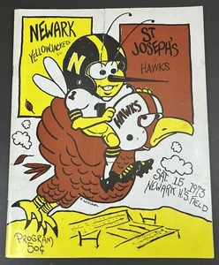 Newark Delaware DE Yellowjackets Saint Joseph’s Hawks HS Football Program 1973 - Picture 1 of 24