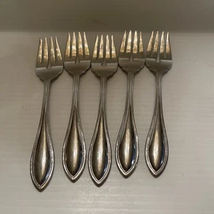 Oneida Arbor American Harmony Gabel Edelstahl Besteck Set 5 Salat Dessert Gabeln - Bild 1 von 7