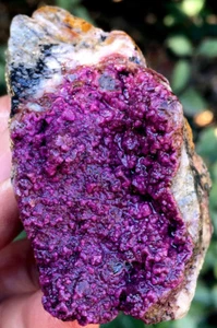 97g Natural Purple&Red Cobalt Calcite Metasomatic Crystal Specimen ip1191 - Imagen 1 de 12