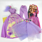 Vintage Barbie #7393 DANCE MAGIC Fashions Lavender Gown (1989) COMPLETE MINT