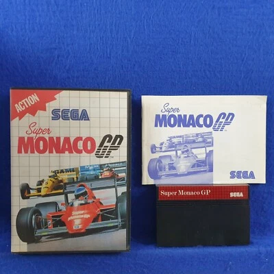 Master System SUPER MONACO GP Boxed & Complete Sega PAL Version REGION FREE - Image 1 of 4