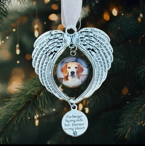 Haustier Denkmal Christbaumschmuck Kugel, Katze Hund Erinnerungsgeschenk, Haustier Verlust Geschenk - Bild 1 von 5