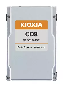 KIOXIA CD8-R Series 7.68TB 2.5" NVMe U.2 (PCIe 4.0) (KCD8XRUG7T68) SSD Drive - Bild 1 von 2