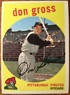 1959 Topps #228  DON GROSS Pittsburgh Pirates  MLB baseball card EX+
