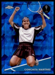 2021 Topps Chrome Sapphire Tennis #42 Conchita Martinez