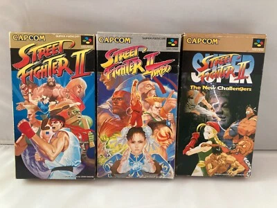 Street Fighter 2 turbo SUPER SFC Super Famicom Japan NTSC-J SNES Tested Works - Image 1 of 4