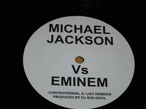 MICHAEL JACKSON Vs EMINEM - 1995 UK 12" vinyl single - WHITE LABEL - Bild 1 von 5