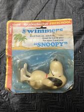 VTG 80’s-Knickerbocker-Swimming Snoopy-Wind Up Toy - Factory Sealed/Major Wear