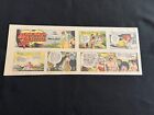 #Q10 BRENDA STARR by Dale Messick Lot of 3 Sunday Quarter Page Comic Strips 1977
