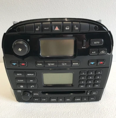 2003 2004 2005 2006 Jaguar XJ8 XJ Climatizador A/C Interruptor de control/Radio OEM Foto 1 de 4