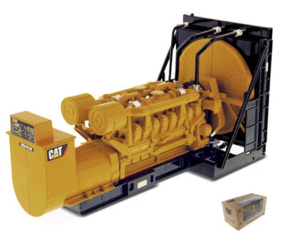 MODELLINO MEZZI CANTIERE DIECAST CAT 3516B MOTORE GENERATORE SCALA 1:25 - Immagine 1 di 4