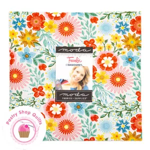 Moda FRANKIE Basic Grey LAYER CAKE 42 10" Squares Quilt FABRIC - Picture 1 of 6
