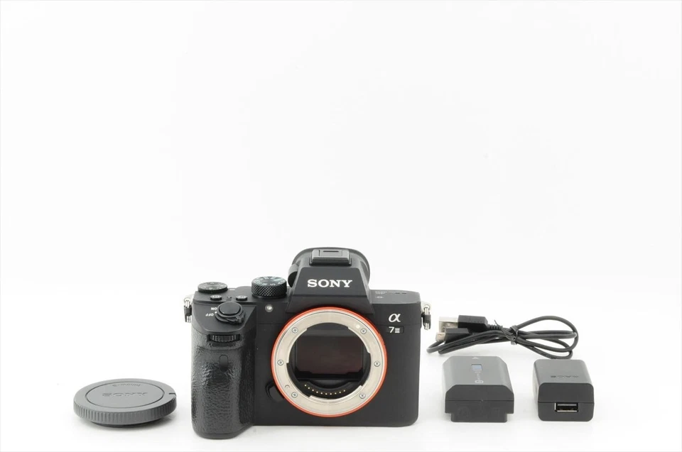 Sony Alpha a7 III ILCE-7M3 Shutter count 6165 Top Mint English Language #24223E - Image 1 of 4