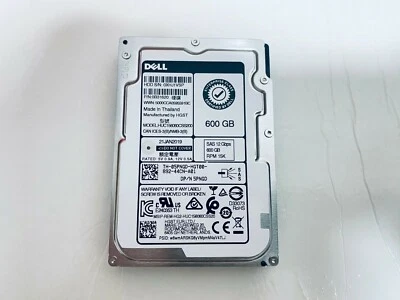 DELL 5PNGD HUC156060CSS200 600GB 15K 12Gbps SAS 2.5" Hard Drive HDD 05PNGD  - Image 1 of 4