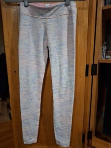 IVIVVA Lululemon girl leggings full length pants peach print size 12 GUC - Picture 1 of 6