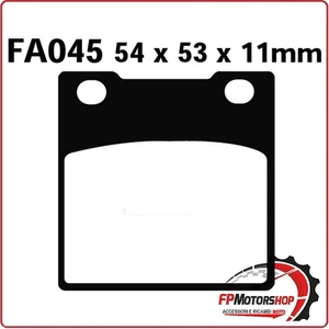 PASTIGLIE FRENI PASTICCHE PER MOTO HONDA CB 250/400/650 750 EBC FA045 ORGANICA - Foto 1 di 4