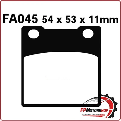 PASTIGLIE FRENI PASTICCHE PER MOTO HONDA CB 250/400/650 750 EBC FA045 ORGANICA - Immagine 1 di 4