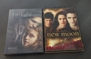 Lot Of 2 Twilight DVDs Twilight and New Moon - Picture 1 of 8
