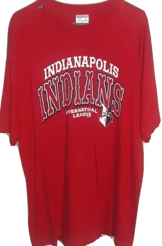 Indianapolis Indians  Team Logo Graphic Shirt. Adult XL Cover