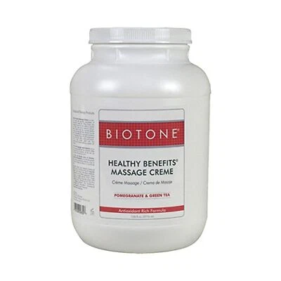 Crema de masaje Biotone Healthy Benefit, granada y té verde, 128 onzas 1 galón Foto 1 de 3