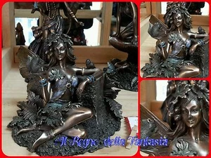 VERONESE COLLECTION FAIRY ELFEN FEES FATA HADAS BRONZO BRONZE NO LES ALPES - Foto 1 di 1