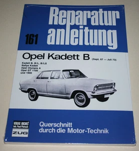 Manual de Reparaciones Opel Kadett B / Gt 1100 + 1900 / Rallye Kadett/OLYMPIA - Imagen 1 de 1