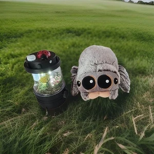 One 3D Jumping spider or insect pet enclosure w/ LED Bonus Jumping Spider Plush - Picture 1 of 23