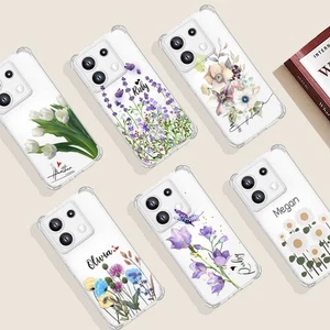 Phone Case For Xiaomi Redmi Note 14 Pro+ 13 12 11 Personalized Name Rubber Cover - Picture 1 of 73