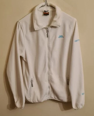 Trespass Airtrap AT300 White Full Zip Fleece Jacket Size Medium - Image 1 of 4